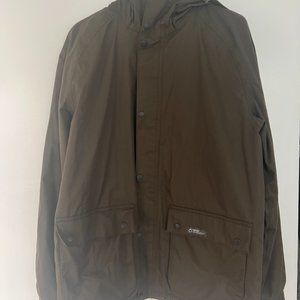 Barbour Shearling Lined Hooded Water Proof  Jacket